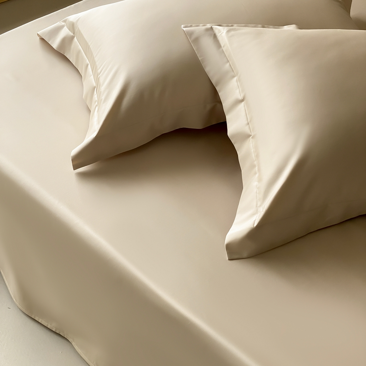 91家纺网 家纺一手货源 找家纺 赫帛 2026新款60支pro加密新疆长绒棉全棉纯棉单床单床单单件单品床单-实拍 浅玉色