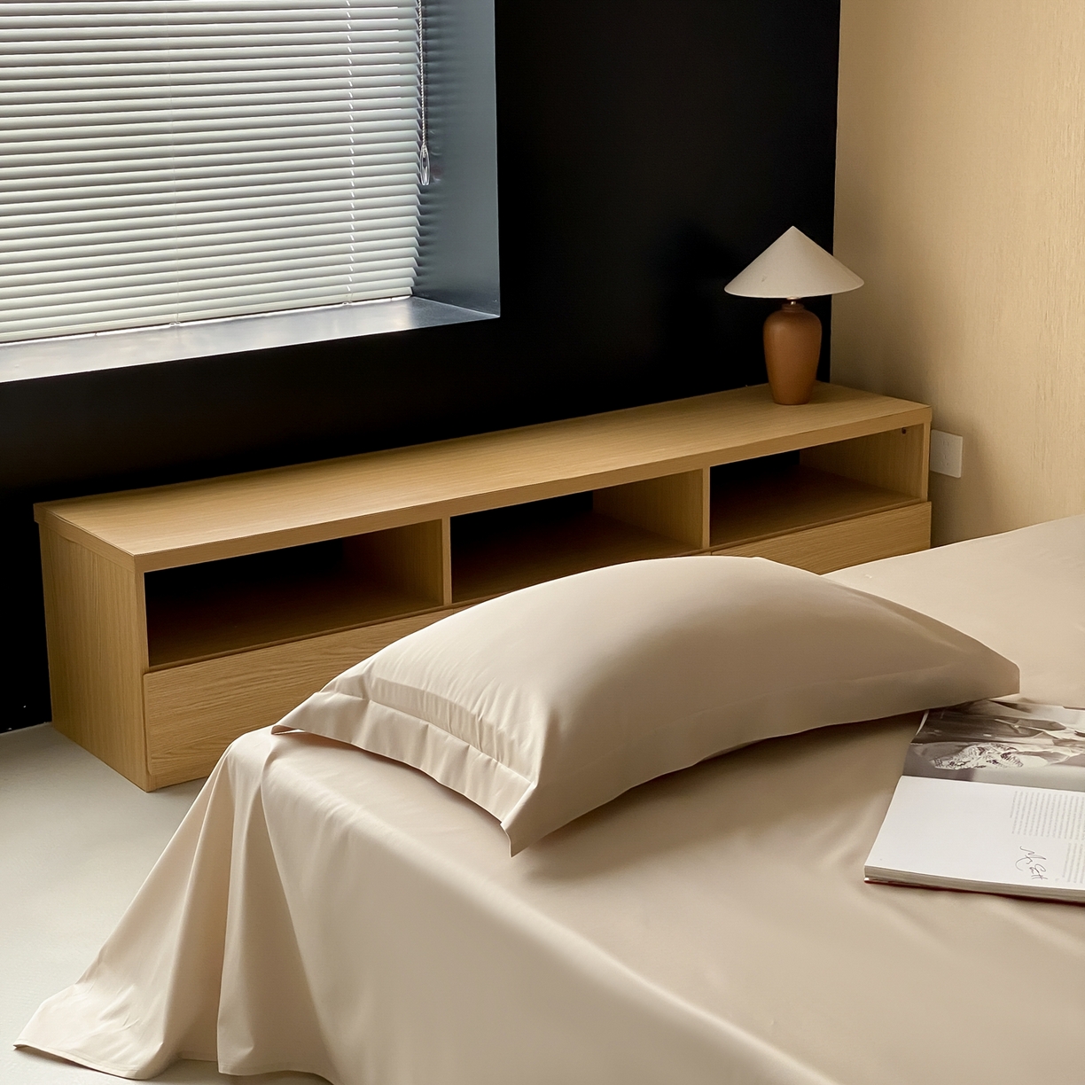 91家纺网 家纺一手货源 找家纺 赫帛 2026新款60支pro加密新疆长绒棉全棉纯棉单床单床单单件单品床单-实拍 浅玉色