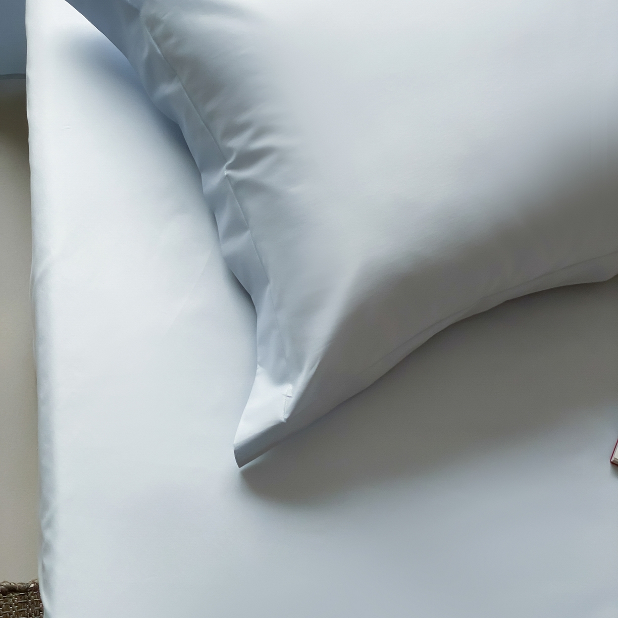 91家纺网 家纺一手货源 找家纺 赫帛 2026新款60支pro加密新疆长绒棉全棉纯棉单床单床单单件单品床单-实拍 婴儿蓝