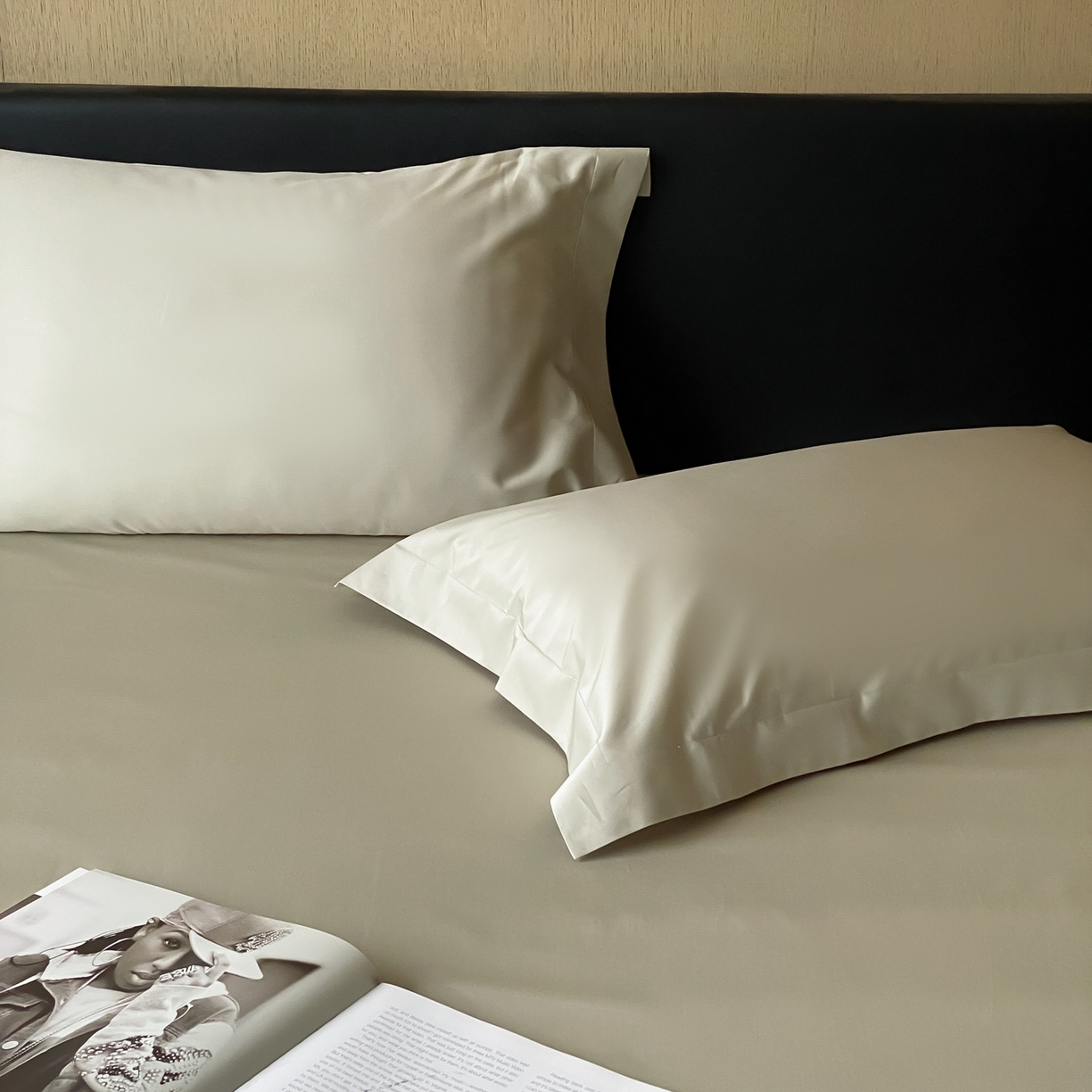 91家纺网 家纺一手货源 找家纺 赫帛 2026新款60支pro加密新疆长绒棉全棉纯棉单床单床单单件单品床单-实拍 嫩芽绿