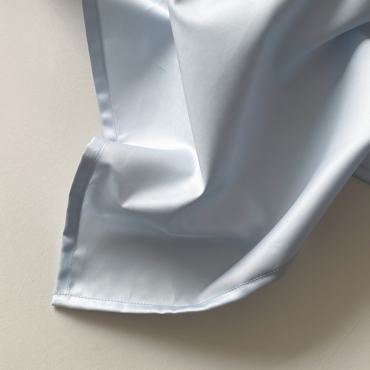 91家纺网 家纺一手货源 找家纺 赫帛 2026新款60支pro加密新疆长绒棉全棉纯棉单床单床单单件单品床单-实拍 婴儿蓝