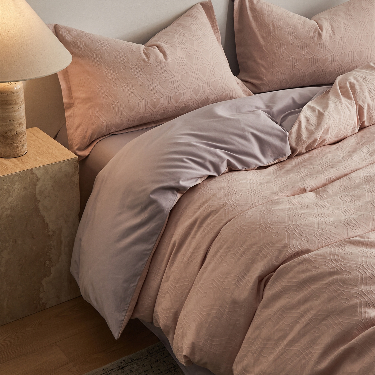 91家纺网 家纺一手货源 找家纺 （总）顾家家居 2026新款AB面全棉厚织提花四件套