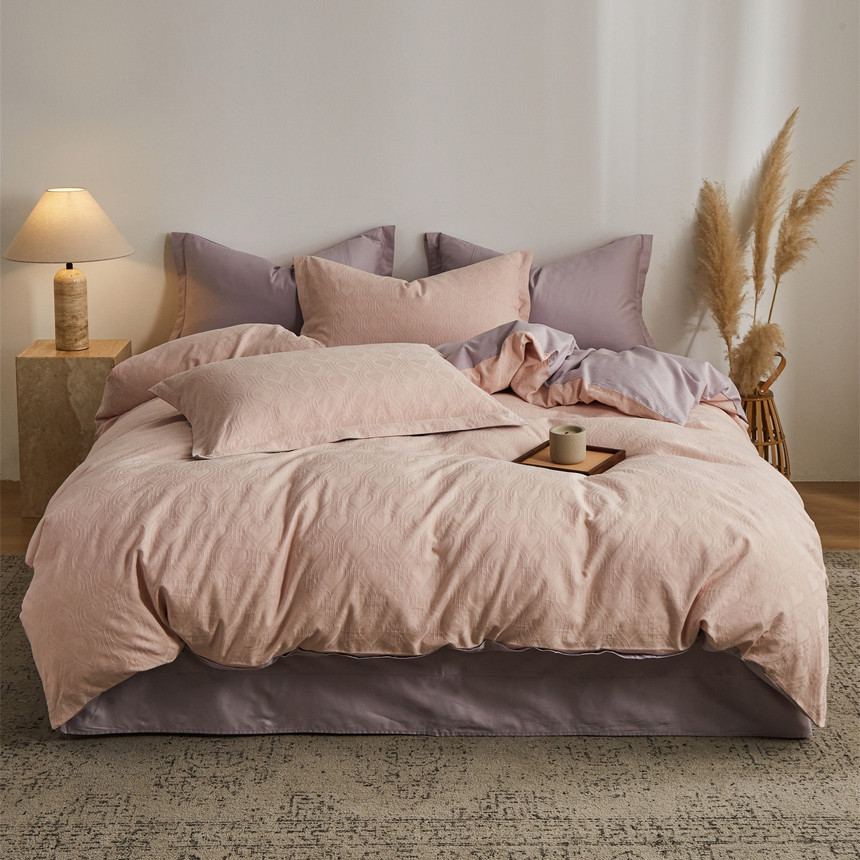 91家纺网 家纺一手货源 找家纺 （总）顾家家居 2026新款AB面全棉厚织提花四件套,繁影-绯粉,繁影-雾紫,禾风-绯粉,禾风-雾紫,花涧-玉脂,花涧-芸黄,染秋-古茶,染秋-玉脂,森蔓-古茶,森蔓-玉脂,素简-明绿,素简-芸黄,寻岚-古茶,寻岚-玉脂,郁蝶-绯粉,郁蝶-雾紫,沄芷-明绿,沄芷-芸黄,枝椿-明绿,枝椿-雾紫,朝汐-杏黄,潮汐-绯粉,芍药-绯粉,芍药-雾紫,芍药-芸黄,叶韵-古茶,叶韵-雾紫,竹沁- 芸黄,竹沁-古茶