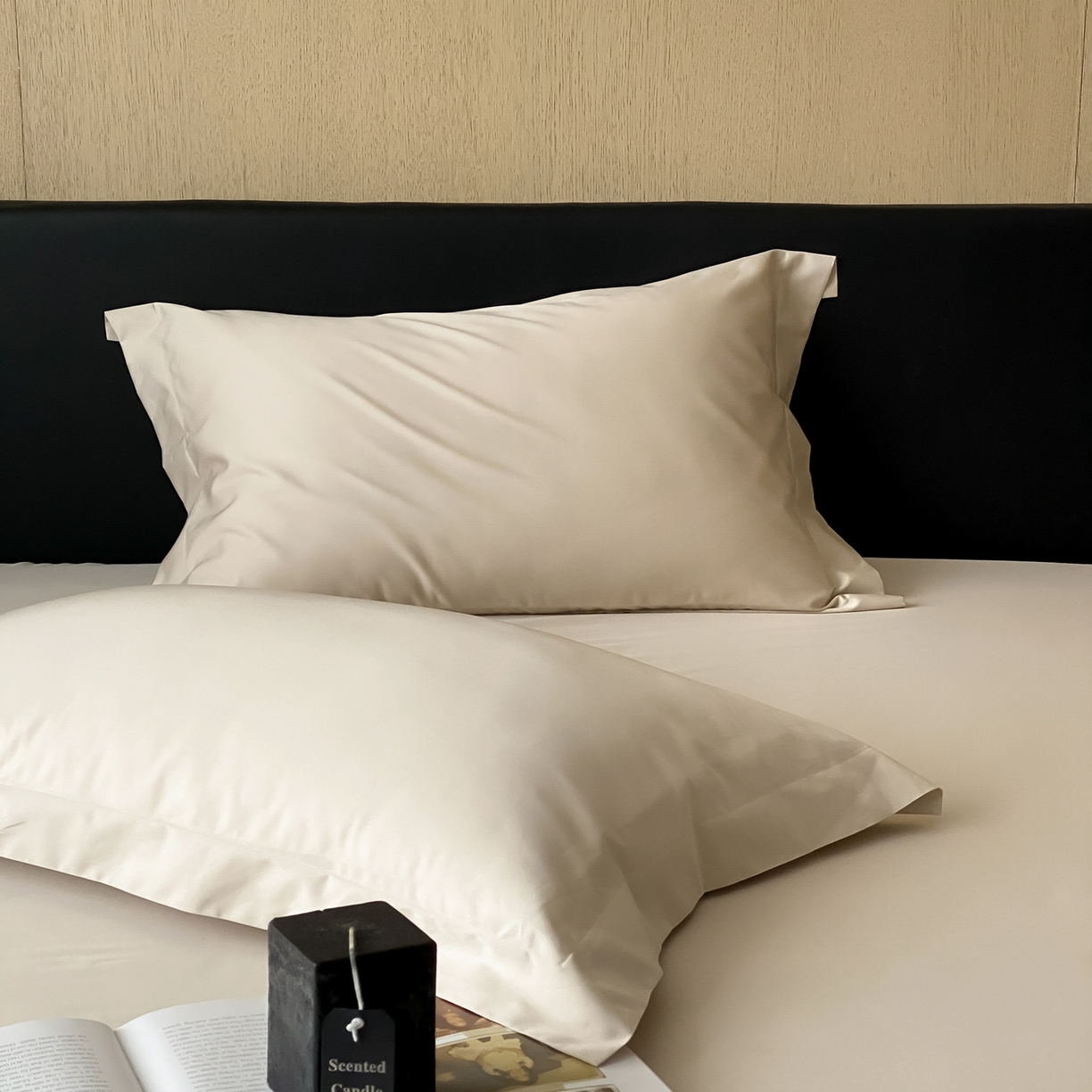 91家纺网 家纺一手货源 找家纺 赫帛 2026新款60支pro加密新疆长绒棉全棉纯棉单床笠床笠单件单品床笠-实拍 浅玉色