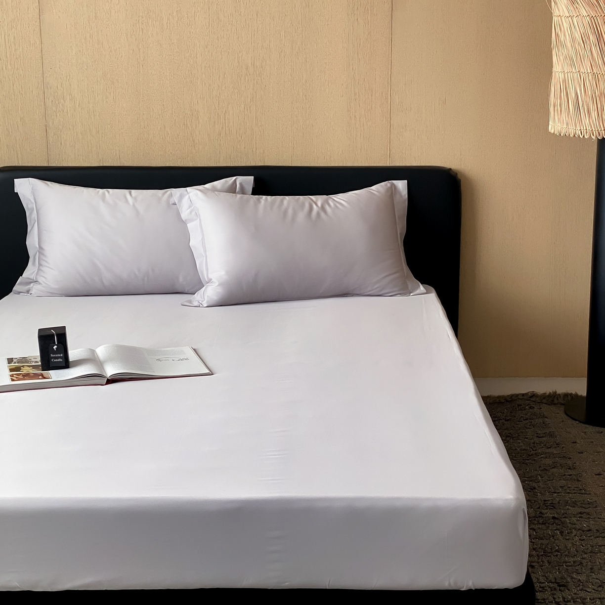 91家纺网 家纺一手货源 找家纺 赫帛 2026新款60支pro加密新疆长绒棉全棉纯棉单床笠床笠单件单品床笠-实拍 藕灰色