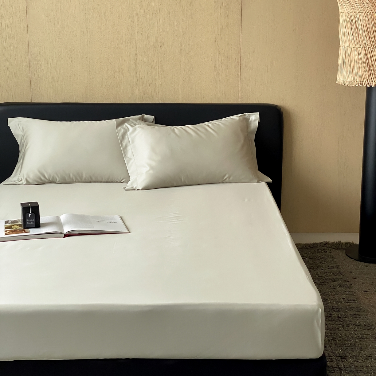 91家纺网 家纺一手货源 找家纺 赫帛 2026新款60支pro加密新疆长绒棉全棉纯棉单床笠床笠单件单品床笠-实拍 嫩芽绿