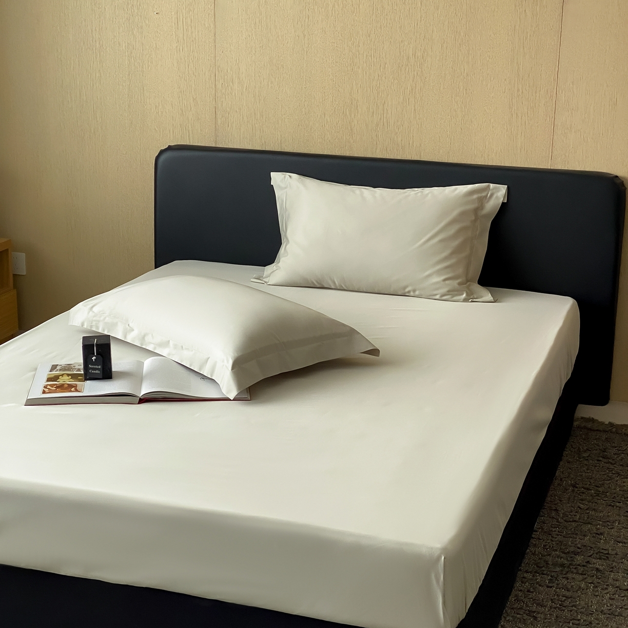 91家纺网 家纺一手货源 找家纺 赫帛 2026新款60支pro加密新疆长绒棉全棉纯棉单床笠床笠单件单品床笠-实拍 嫩芽绿