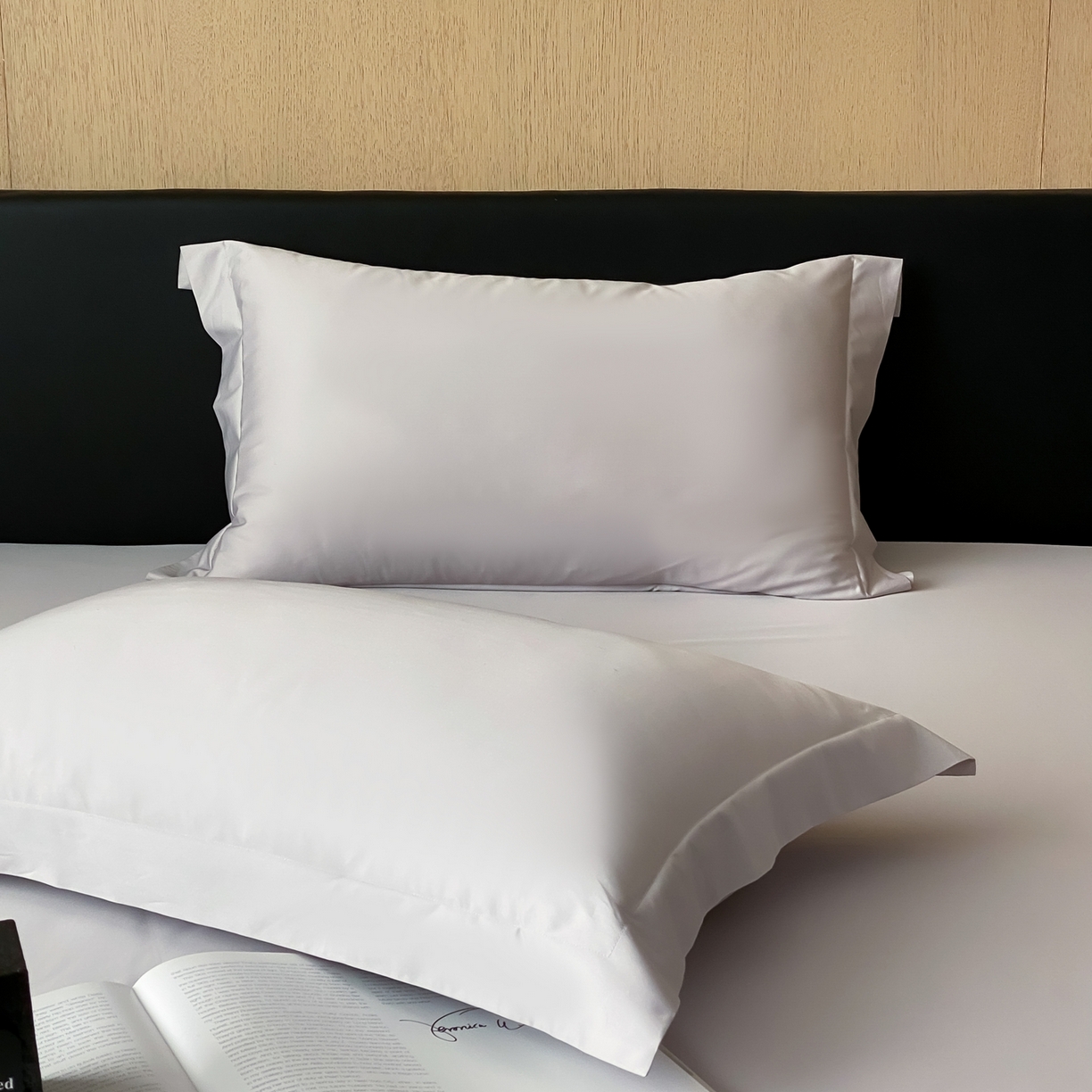 91家纺网 家纺一手货源 找家纺 （总）赫帛 2026新款60支pro加密新疆长绒棉全棉纯棉单枕套枕套单件单品枕套-实拍