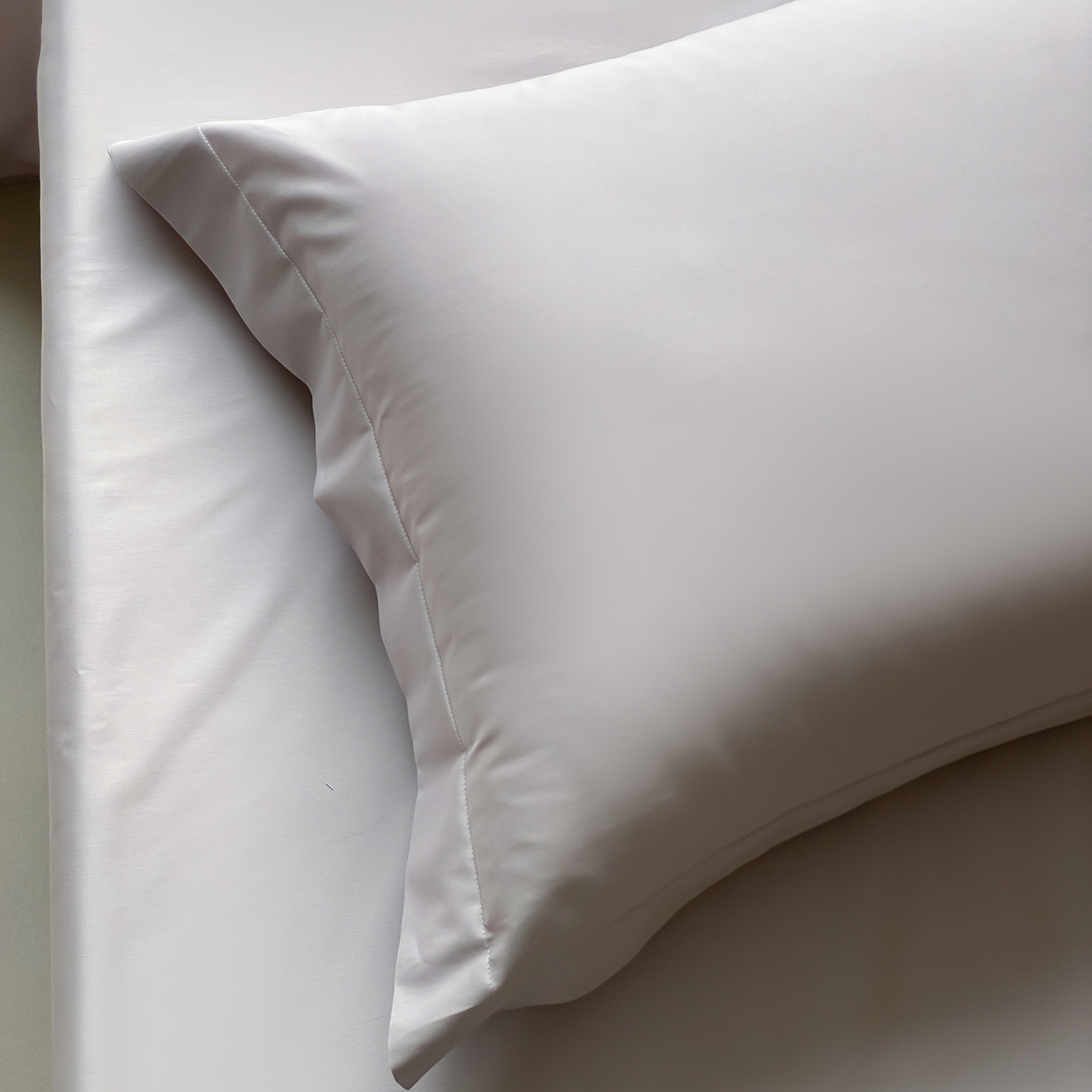 91家纺网 家纺一手货源 找家纺 赫帛 2026新款60支pro加密新疆长绒棉全棉纯棉单枕套枕套单件单品枕套-实拍 藕灰色