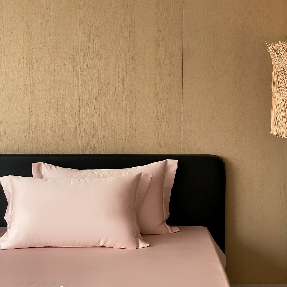 91家纺网 家纺一手货源 找家纺 赫帛 2026新款60支pro加密新疆长绒棉全棉纯棉单枕套枕套单件单品枕套-实拍 蜜桃粉