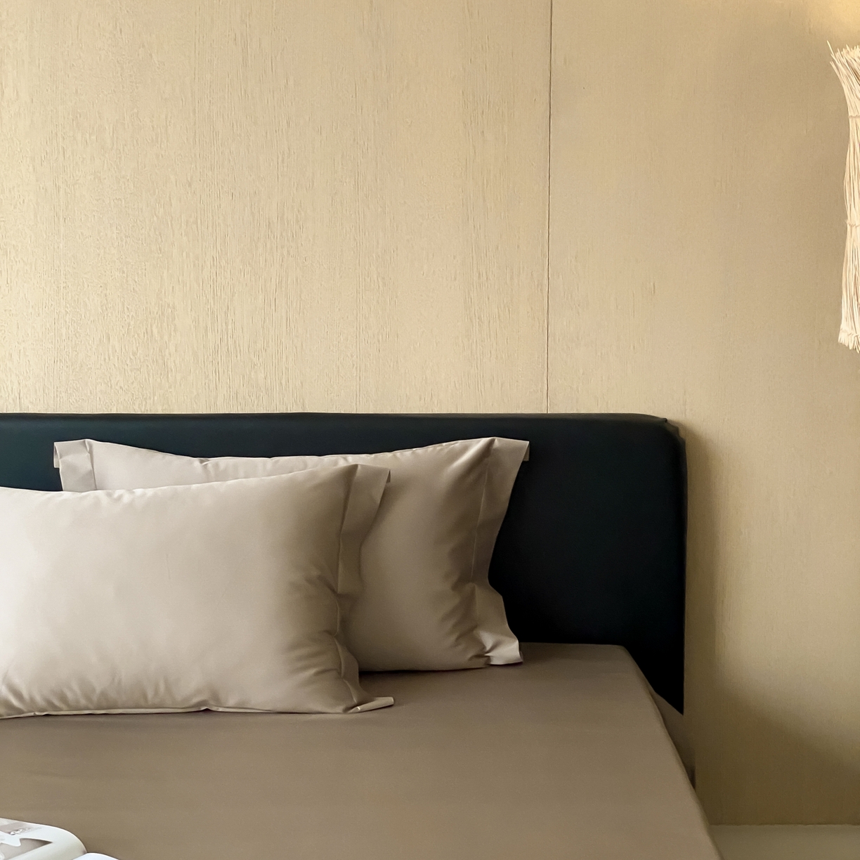 91家纺网 家纺一手货源 找家纺 赫帛 2026新款60支pro加密新疆长绒棉全棉纯棉单枕套枕套单件单品枕套-实拍 沙土棕