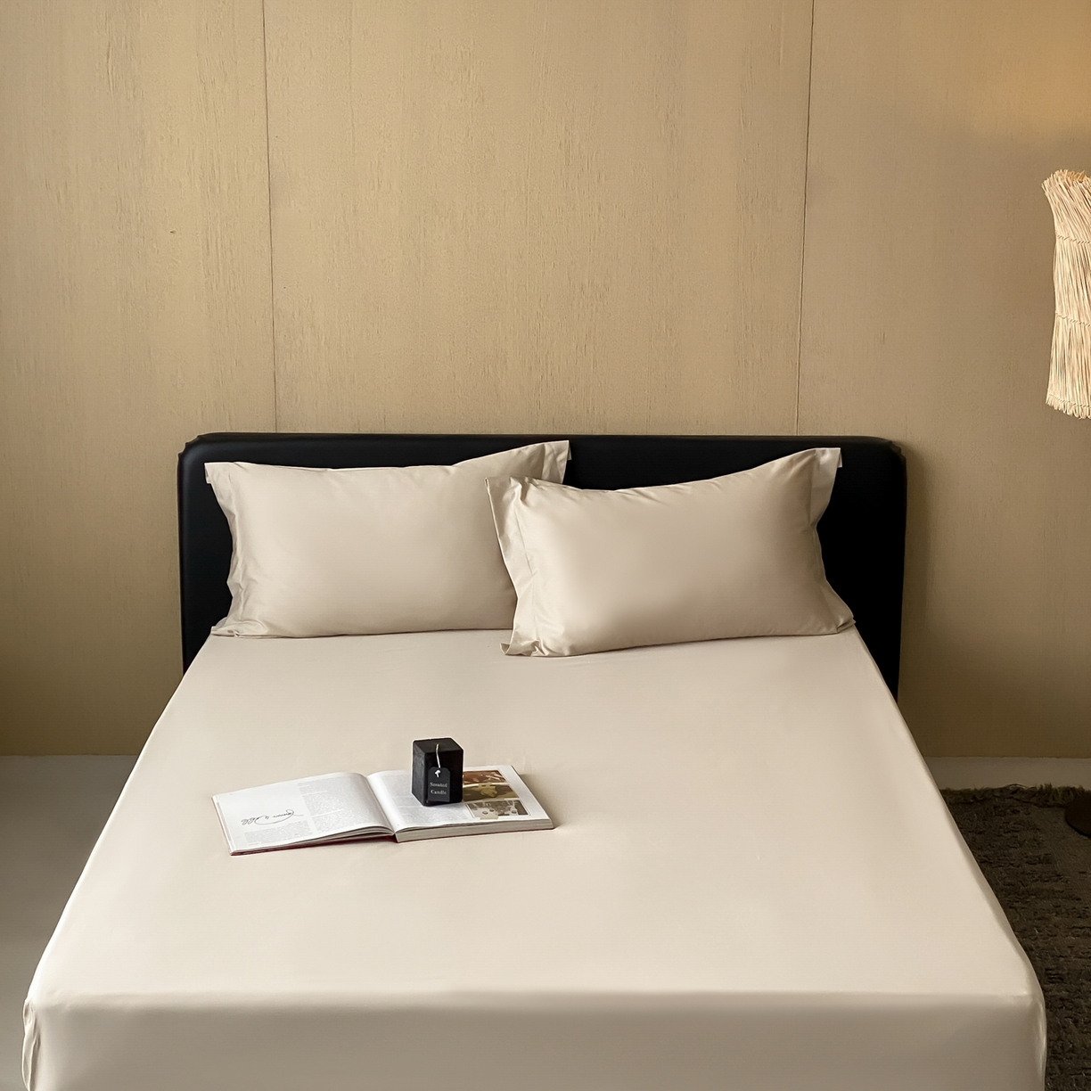 91家纺网 家纺一手货源 找家纺 赫帛 2026新款60支pro加密新疆长绒棉全棉纯棉单枕套枕套单件单品枕套-实拍 浅玉色