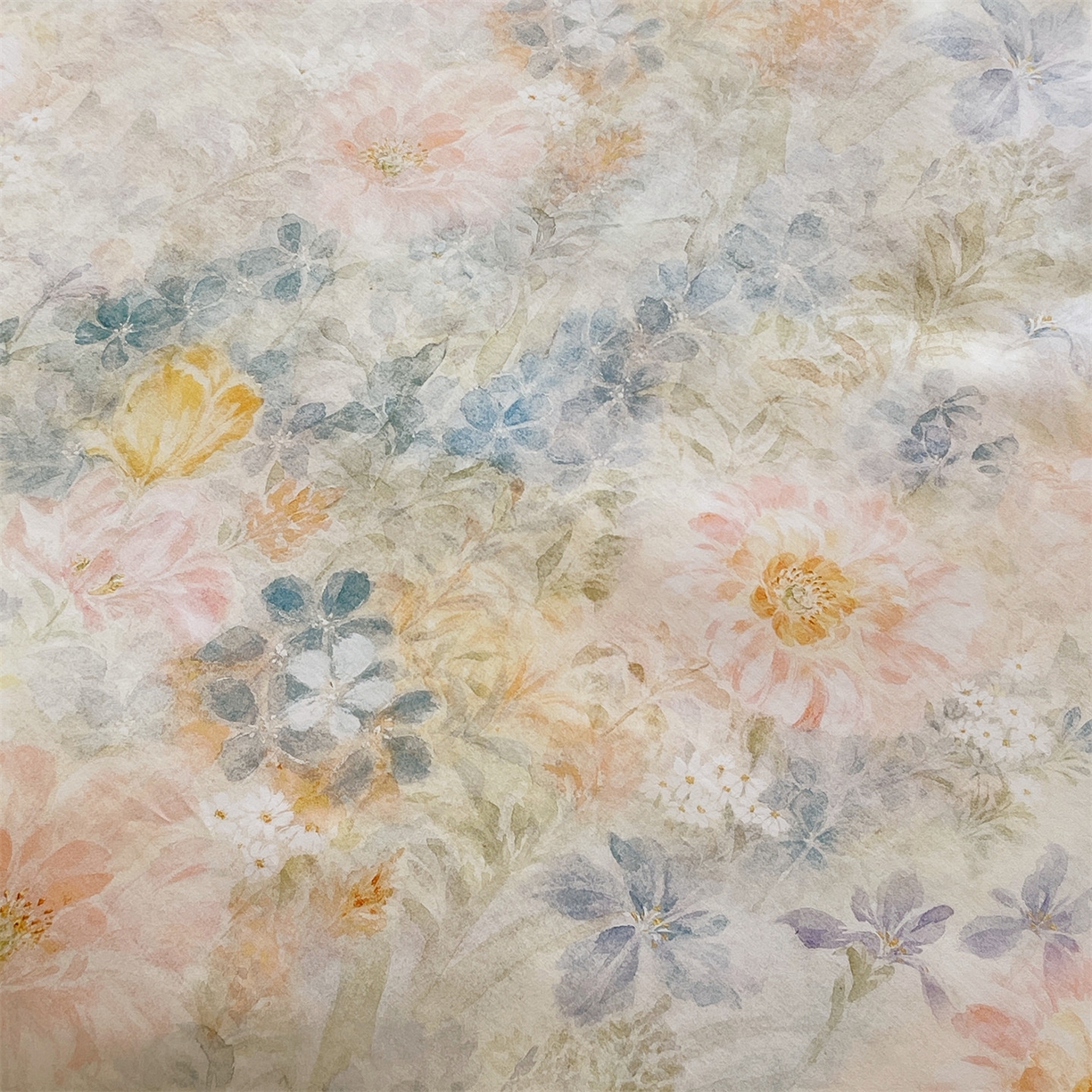 91家纺网 家纺一手货源 找家纺 （总）鼎飞家纺 2026新款100S长绒棉数码印花四件套-春日序