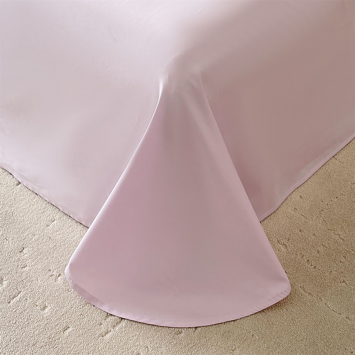 91家纺网 家纺一手货源 找家纺 鼎飞家纺 2026新款100S长绒棉数码印花四件套-马承金福 马承金福-紫粉