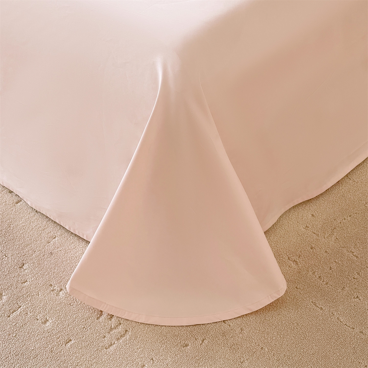 91家纺网 家纺一手货源 找家纺 鼎飞家纺 2026新款100S长绒棉数码印花四件套-马承金福 马承金福-玉粉