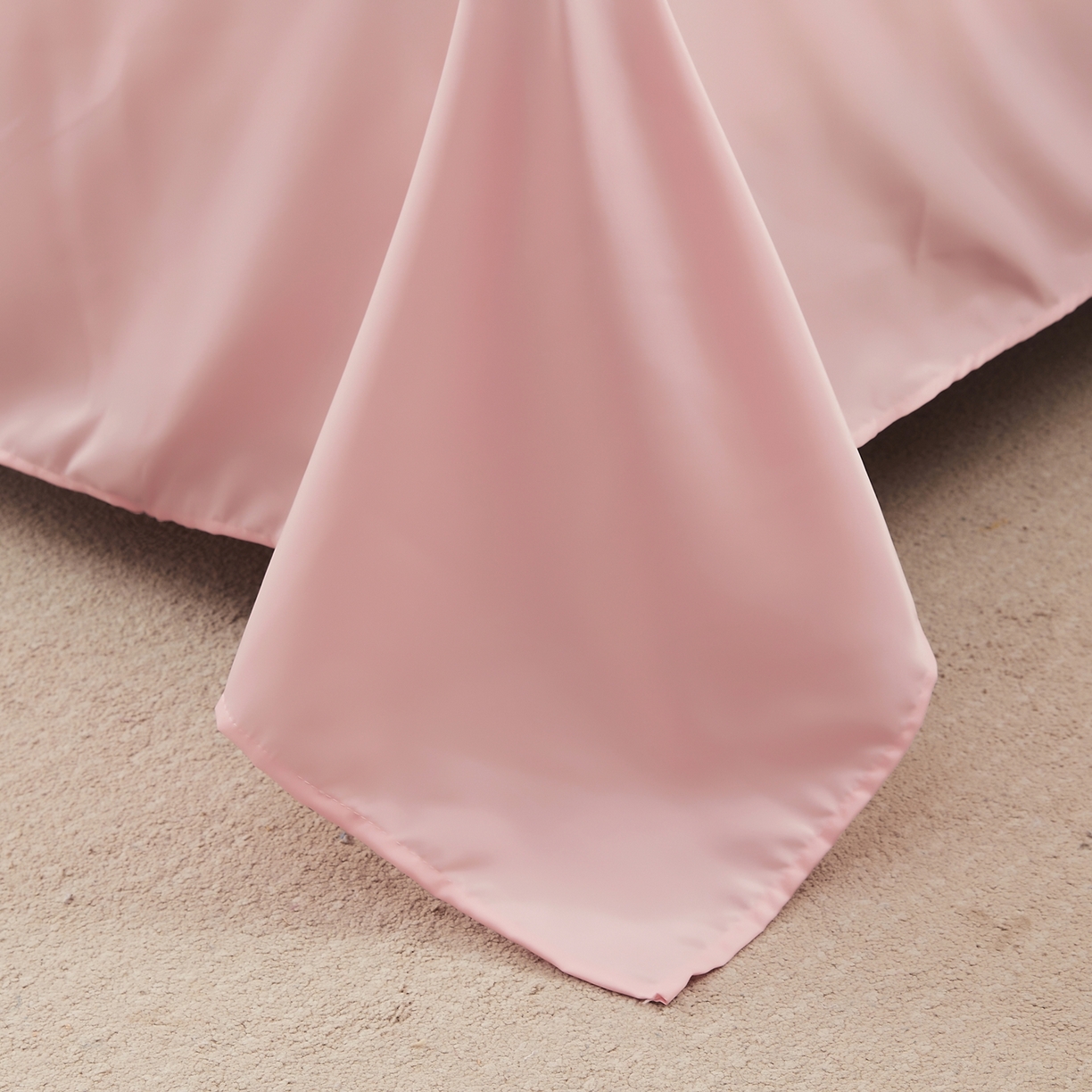 91家纺网 家纺一手货源 找家纺 好尚居 2026新款水洗真丝刺绣夏被被子被芯四件套 粉玉