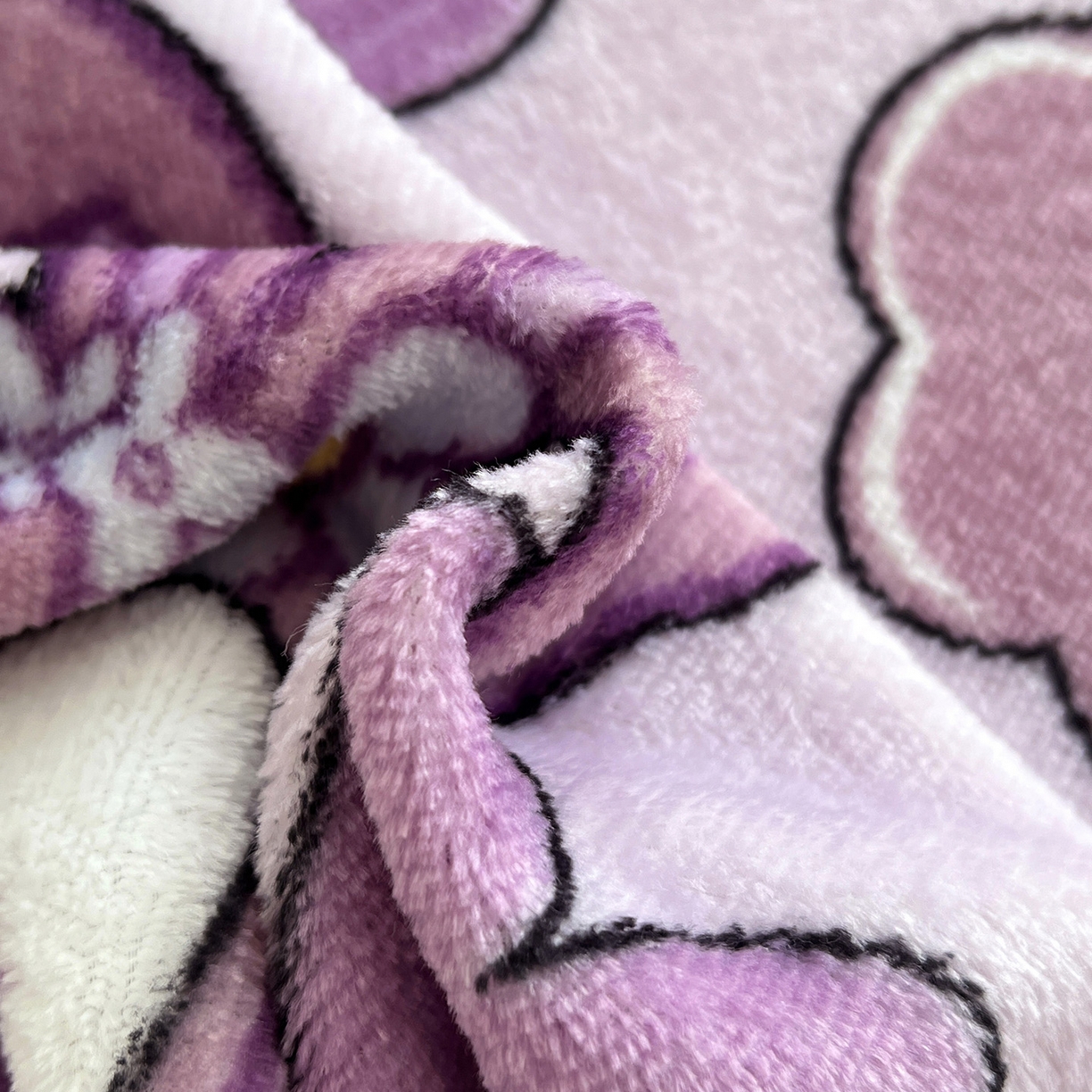 91家纺网 家纺一手货源 找家纺 悦织湾家纺 2026新款印花法兰绒毛毯牛奶绒盖毯春秋空调毯儿童床单小被子 幸运兔