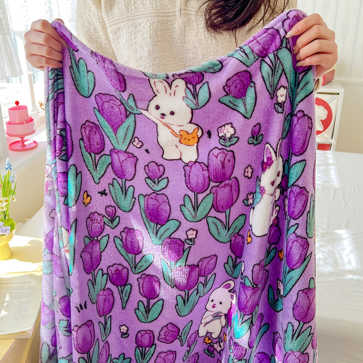 91家纺网 家纺一手货源 找家纺 悦织湾家纺 2026新款印花法兰绒毛毯牛奶绒盖毯春秋空调毯儿童床单小被子 丛林