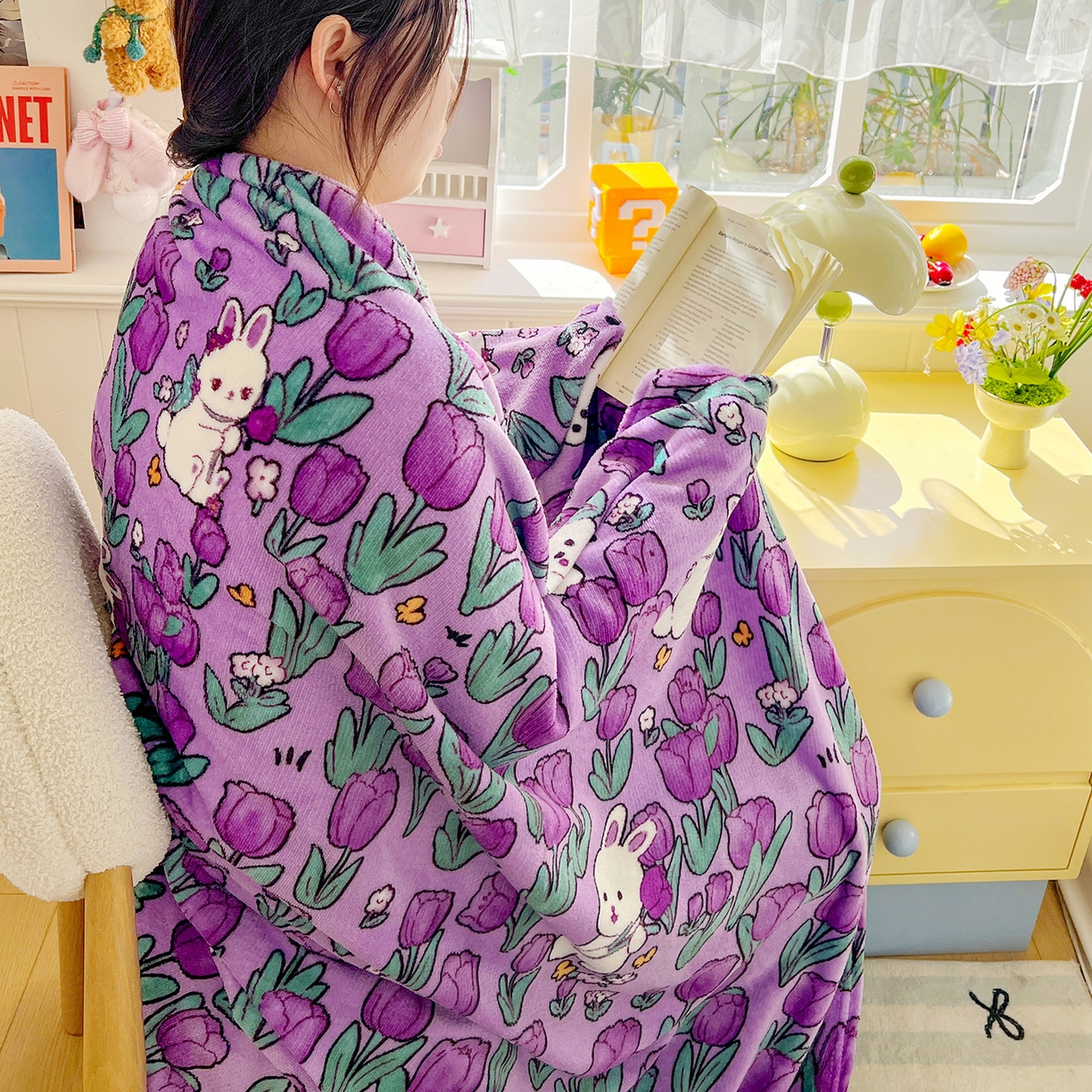 91家纺网 家纺一手货源 找家纺 悦织湾家纺 2026新款印花法兰绒毛毯牛奶绒盖毯春秋空调毯儿童床单小被子 丛林