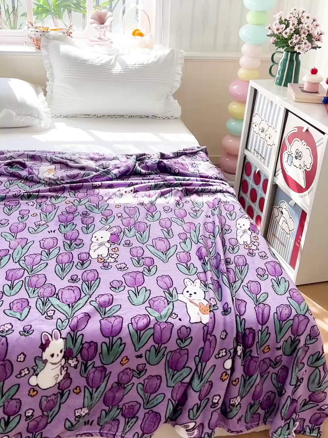 91家纺网 家纺一手货源 找家纺 悦织湾家纺 2026新款印花法兰绒毛毯牛奶绒盖毯春秋空调毯儿童床单小被子 丛林