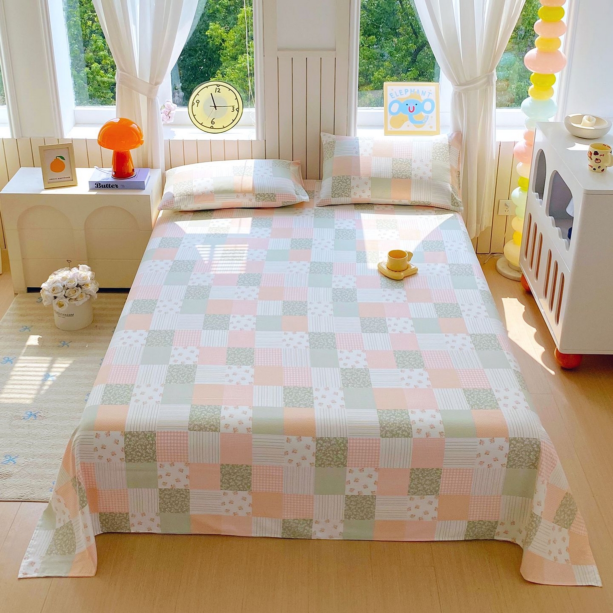 91家纺网 家纺一手货源 找家纺 （总）悦织湾家纺 2026新款斜纹加厚水洗棉超细斜（加厚）木棉床单