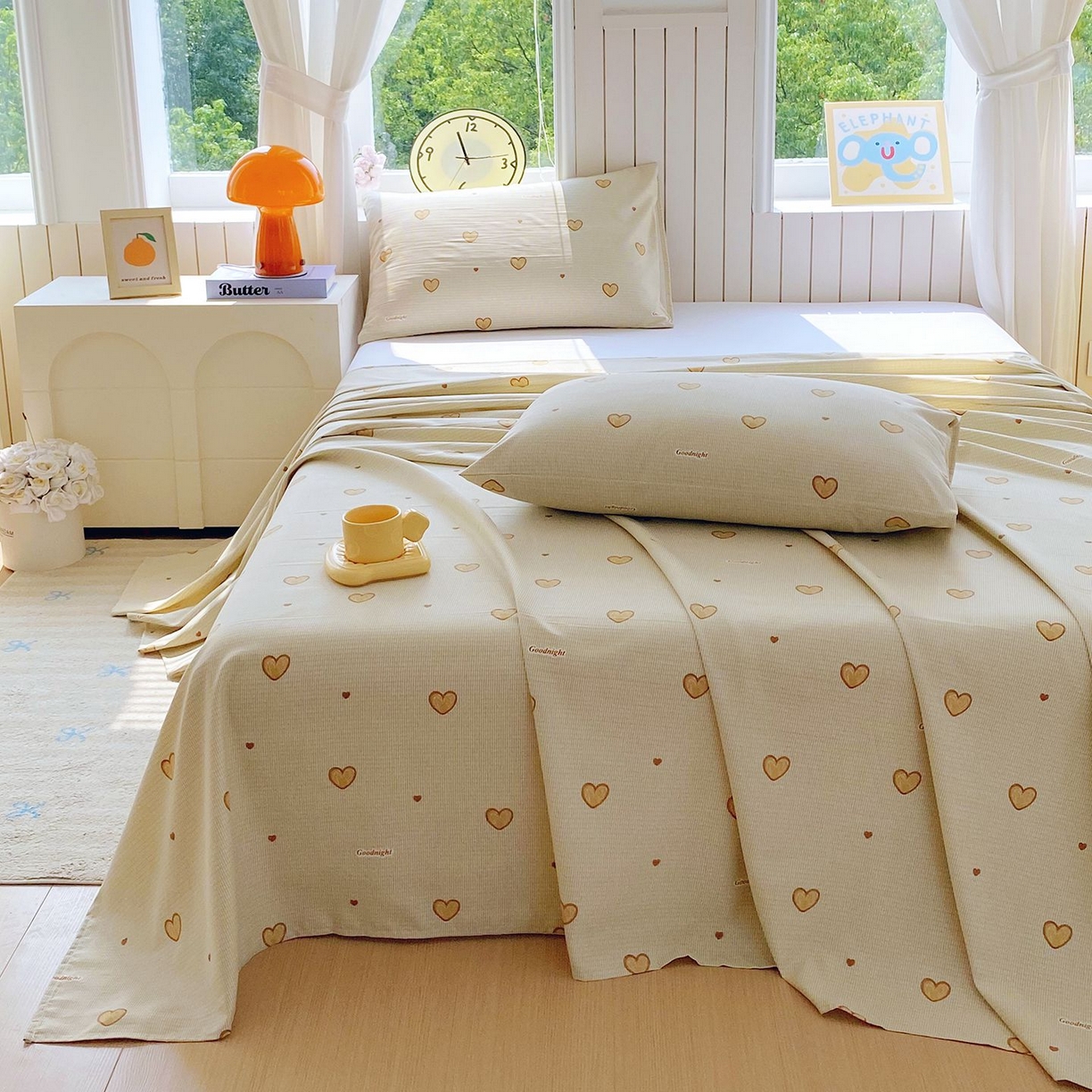 91家纺网 家纺一手货源 找家纺 （总）悦织湾家纺 2026新款斜纹加厚水洗棉超细斜（加厚）木棉床单