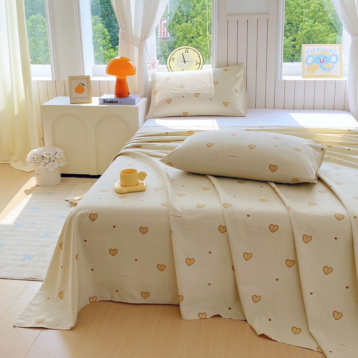 91家纺网 家纺一手货源 找家纺 （总）悦织湾家纺 2026新款斜纹加厚水洗棉超细斜（加厚）木棉床单