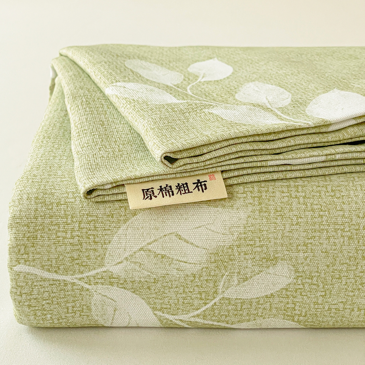 91家纺网 家纺一手货源 找家纺 （总）纽缦家纺 2026新款舒适透气细沙卡通印花老粗布床单凉席席子