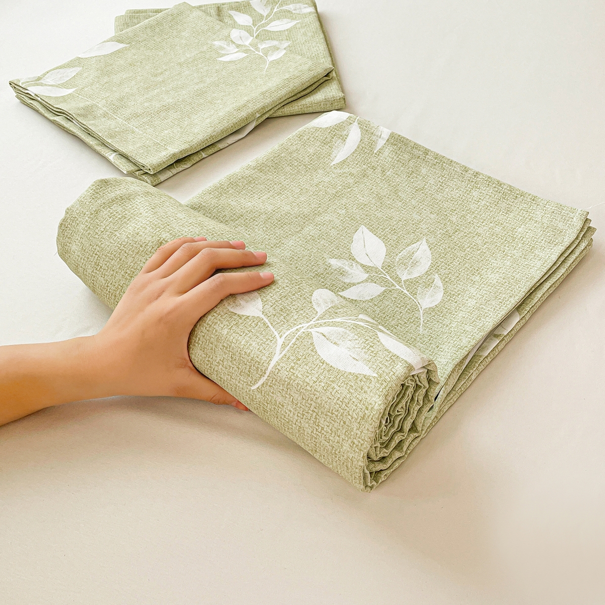 91家纺网 家纺一手货源 找家纺 （总）纽缦家纺 2026新款舒适透气细沙卡通印花老粗布床单凉席席子