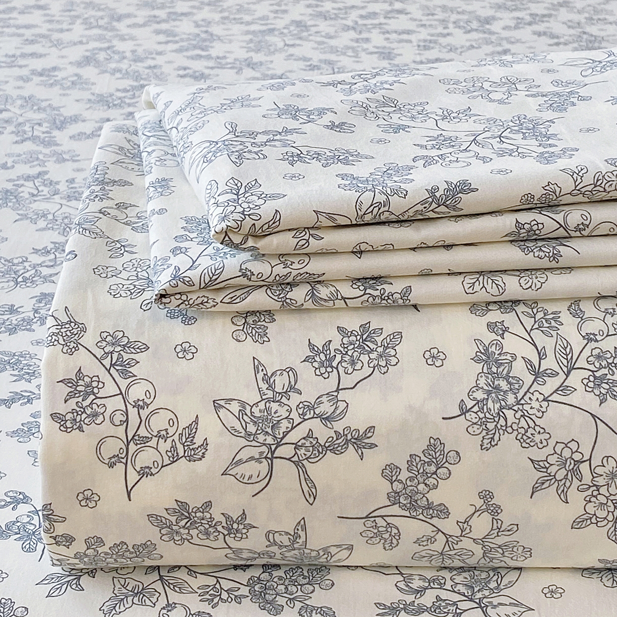 91家纺网 家纺一手货源 找家纺 悦织湾家纺 2026新款斜纹加厚水洗棉超细斜（加厚）木棉床笠-席梦思保护套 床笠-兰亭序