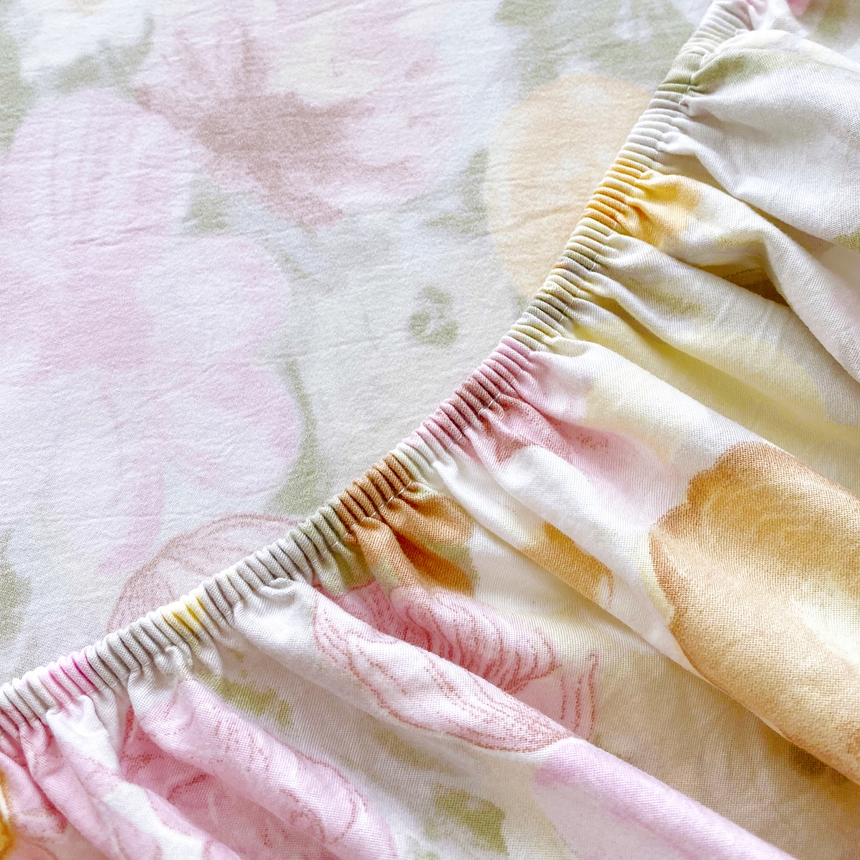 91家纺网 家纺一手货源 找家纺 悦织湾家纺 2026新款斜纹加厚水洗棉超细斜（加厚）木棉床笠-席梦思保护套 床笠-莫奈油画