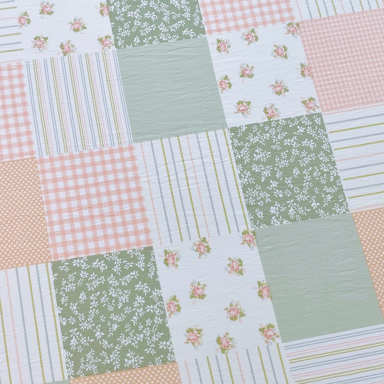 91家纺网 家纺一手货源 找家纺 悦织湾家纺 2026新款斜纹加厚水洗棉超细斜（加厚）木棉床笠-席梦思保护套 床笠-半亩花田