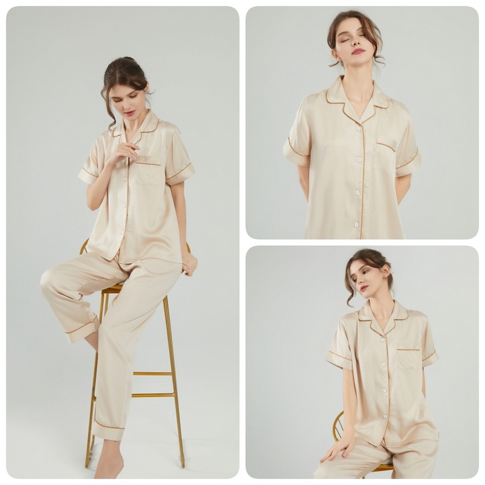 91家纺网 家纺一手货源 找家纺 （总）欧夏家纺 2026夏季新款莱赛尔天丝睡衣家居服清凉款直播供货外贸定制