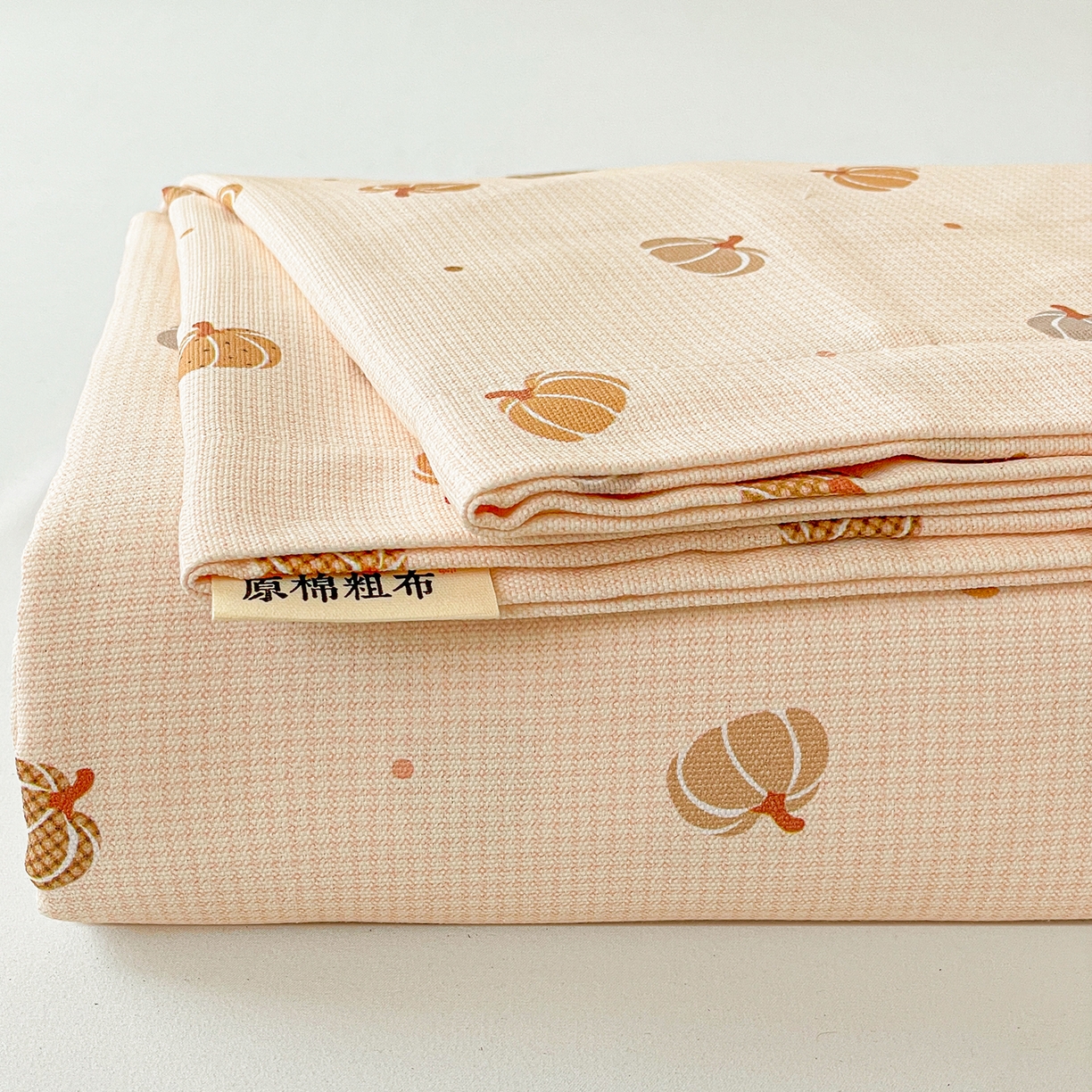 91家纺网 家纺一手货源 找家纺 纽缦家纺 2026新款舒适透气细沙卡通印花老粗布床单凉席席子 南瓜集市-桔