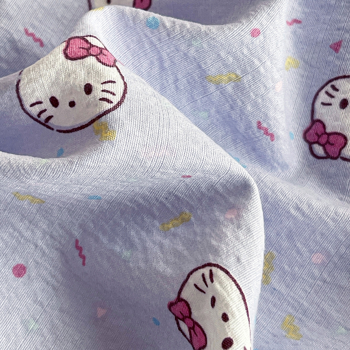 91家纺网 家纺一手货源 找家纺 纽缦家纺 2026春夏新款云感提花双层纱单床笠 床笠单件 蓝莓奶糖