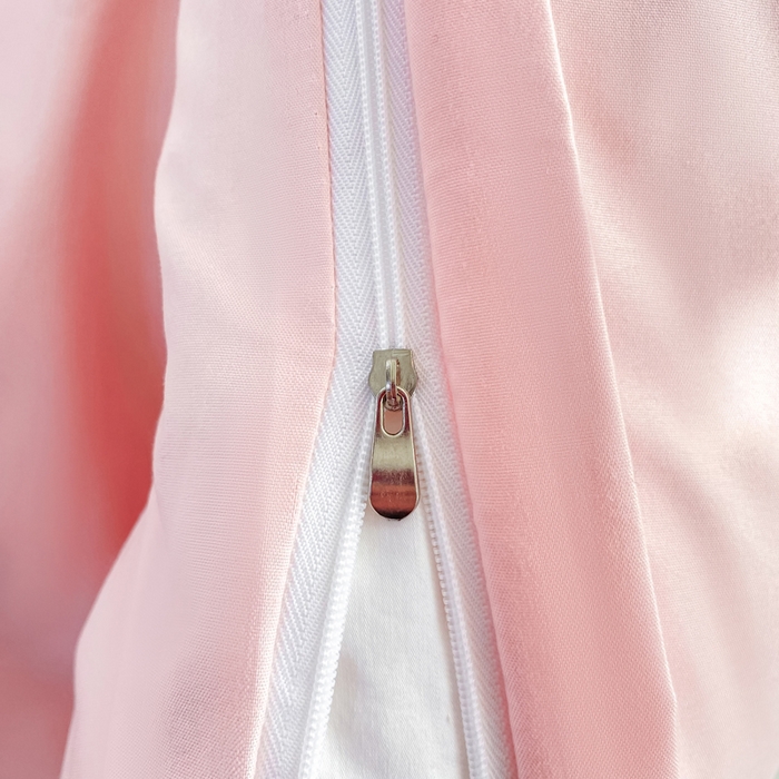 91家纺网 家纺一手货源 找家纺 七七家纺 2026新款亲肤磨毛马卡龙小毛球四件套 小毛球-粉玉