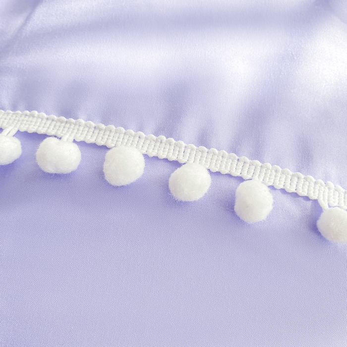 91家纺网 家纺一手货源 找家纺 七七家纺 2026新款亲肤磨毛马卡龙小毛球四件套 小毛球-幻紫