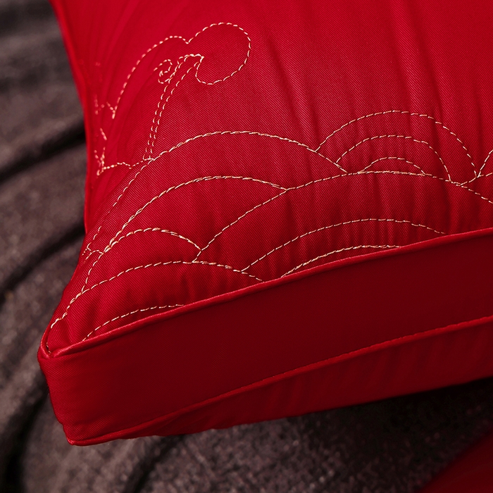 91家纺网 家纺一手货源 找家纺 糖果枕芯 2026新款婚庆结婚大红枕芯喜庆婚庆新人新娘新郎结婚专用枕芯 马上有钱