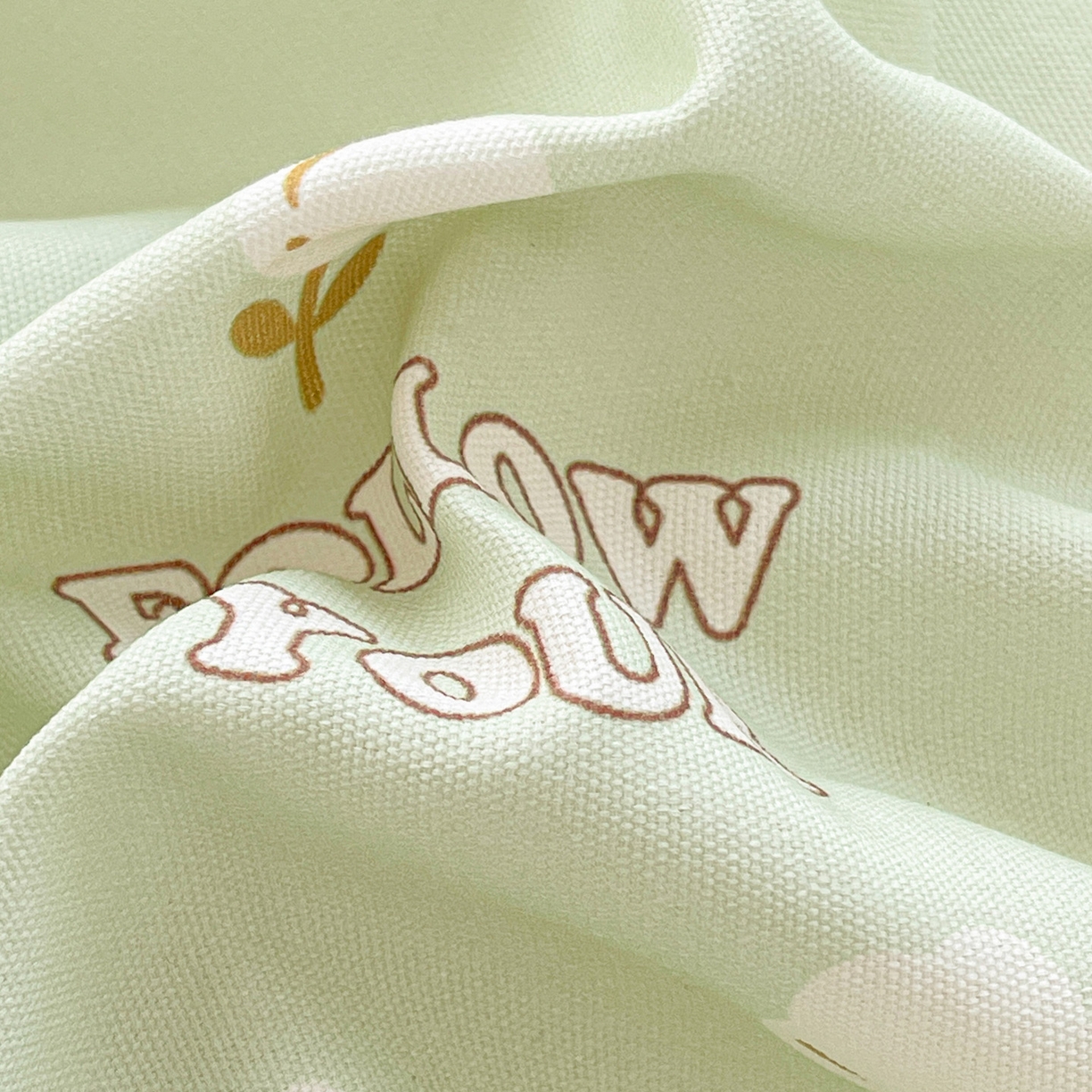 91家纺网 家纺一手货源 找家纺 纽缦家纺 2026新款舒适透气细沙卡通印花花边老粗布床单凉席席子 清香莓果-绿