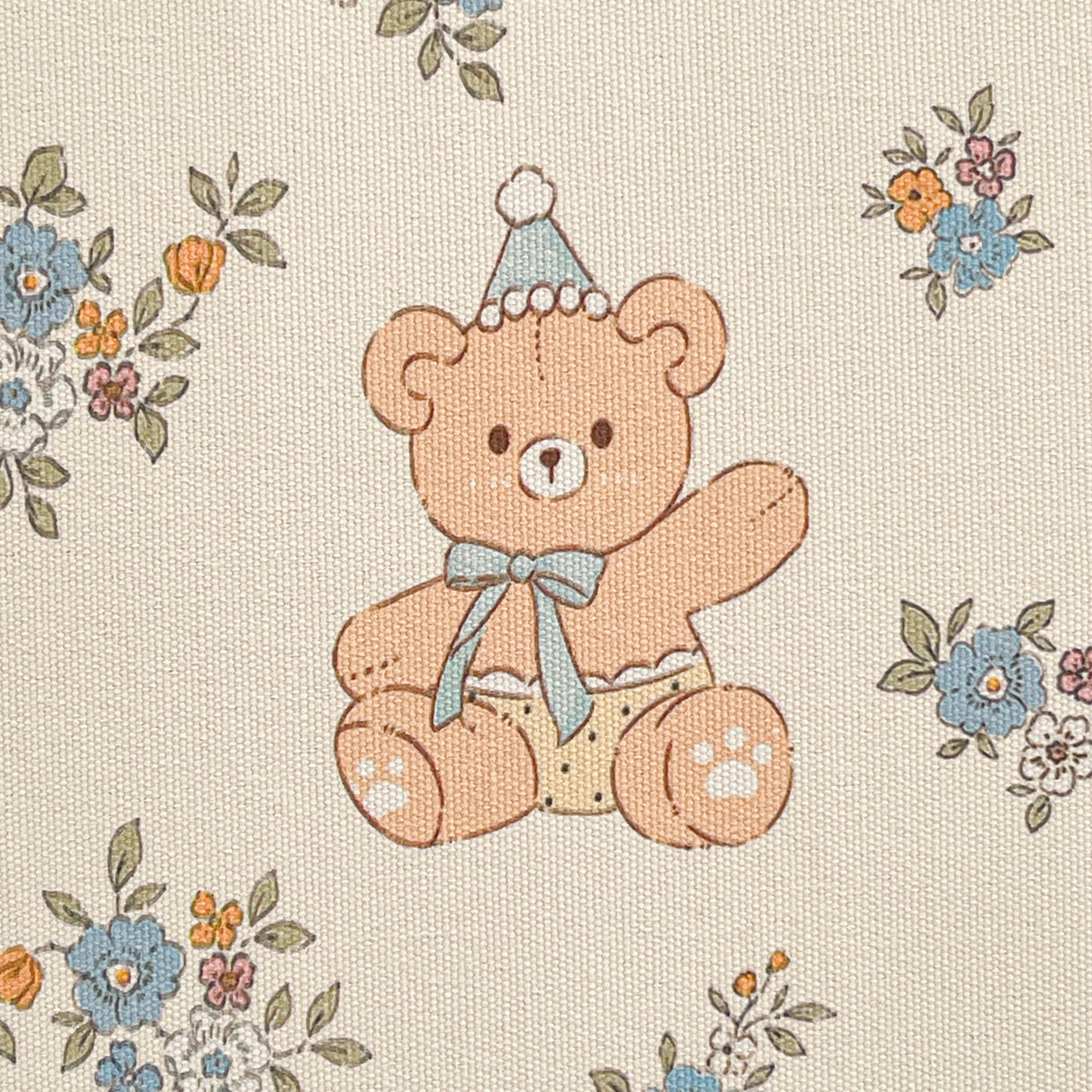 91家纺网 家纺一手货源 找家纺 纽缦家纺 2026新款舒适透气细沙卡通印花花边老粗布床单凉席席子 苏莉熊-米