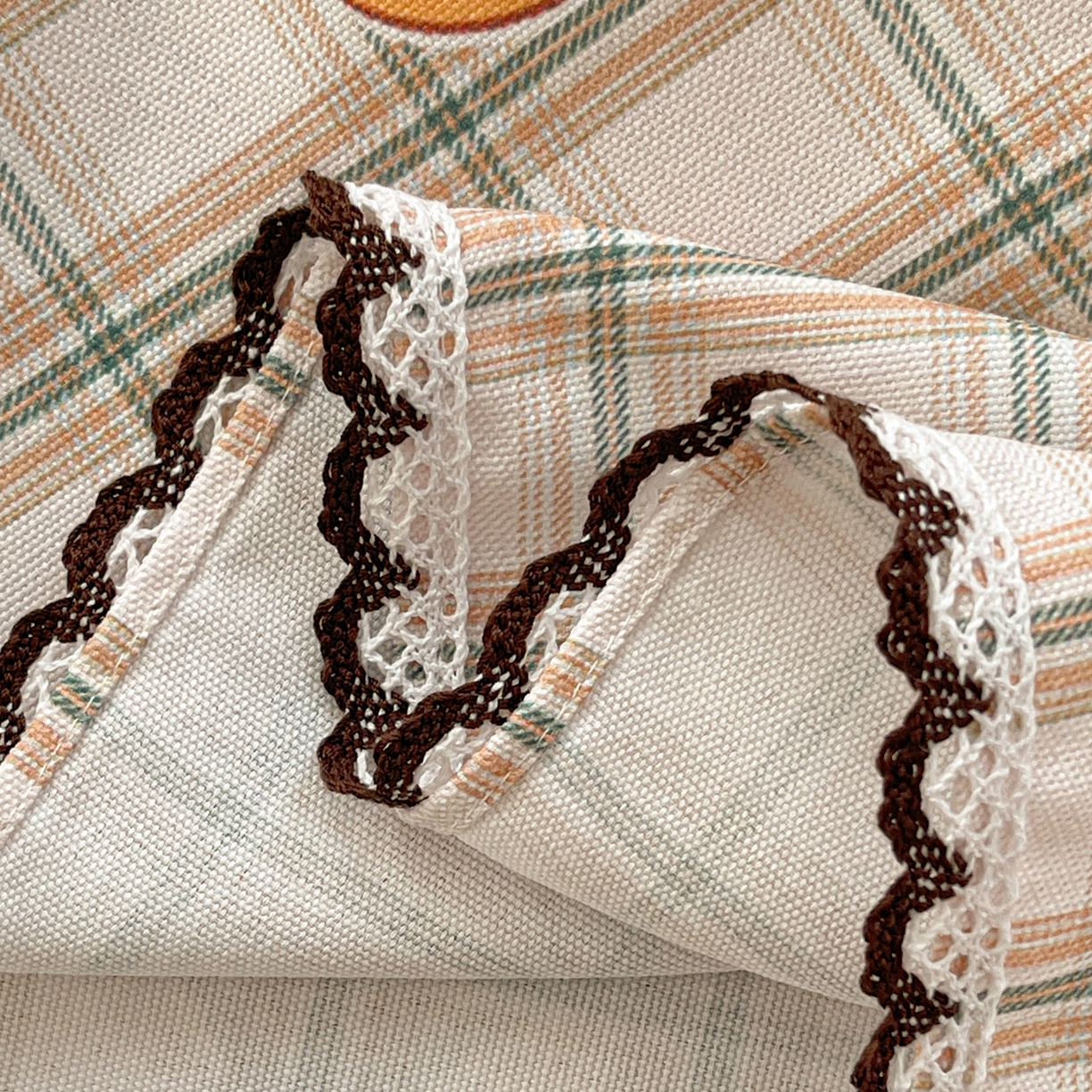 91家纺网 家纺一手货源 找家纺 纽缦家纺 2026新款舒适透气细沙卡通印花花边老粗布床单凉席席子 小木马-咖