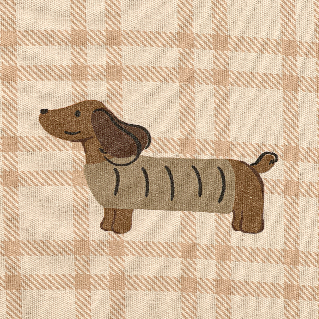 91家纺网 家纺一手货源 找家纺 纽缦家纺 2026新款舒适透气细沙卡通印花花边老粗布床单凉席席子 英伦小狗-粉