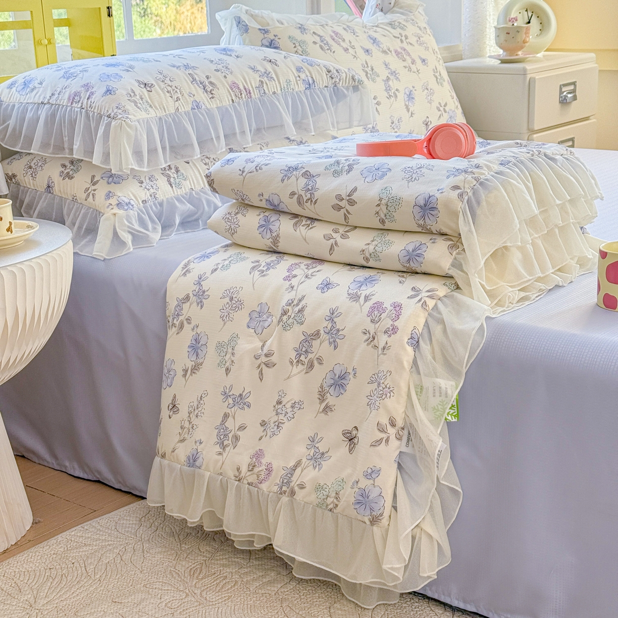 91家纺网 家纺一手货源 找家纺 （总）赛丽雅 2025新款高克重兔毛绒兔兔绒牛奶绒四件套