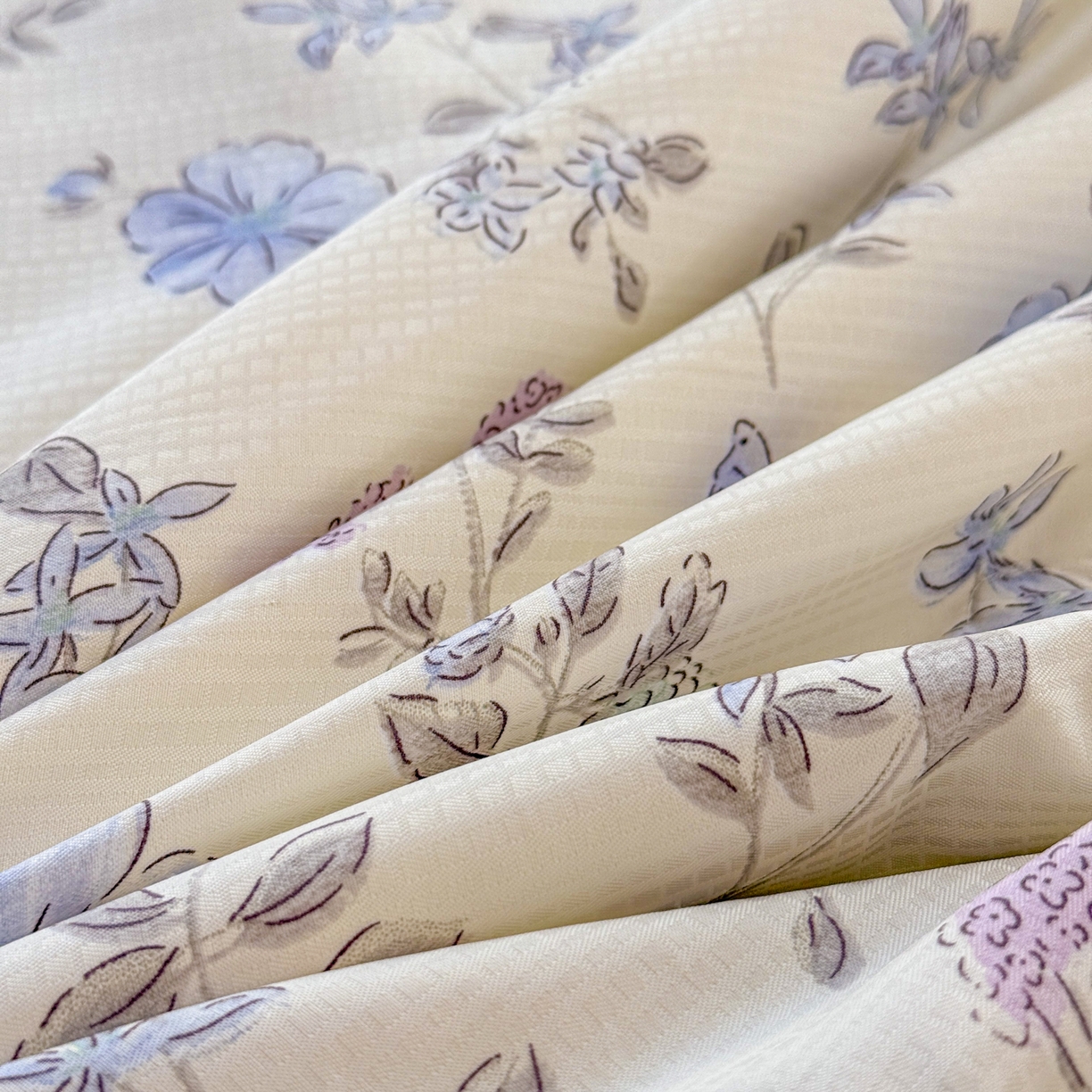 91家纺网 家纺一手货源 找家纺 （总）赛丽雅 2026新款美人纱法式花边夏被四件套凉感冰丝提花单双人夏被系列夏凉被空调被