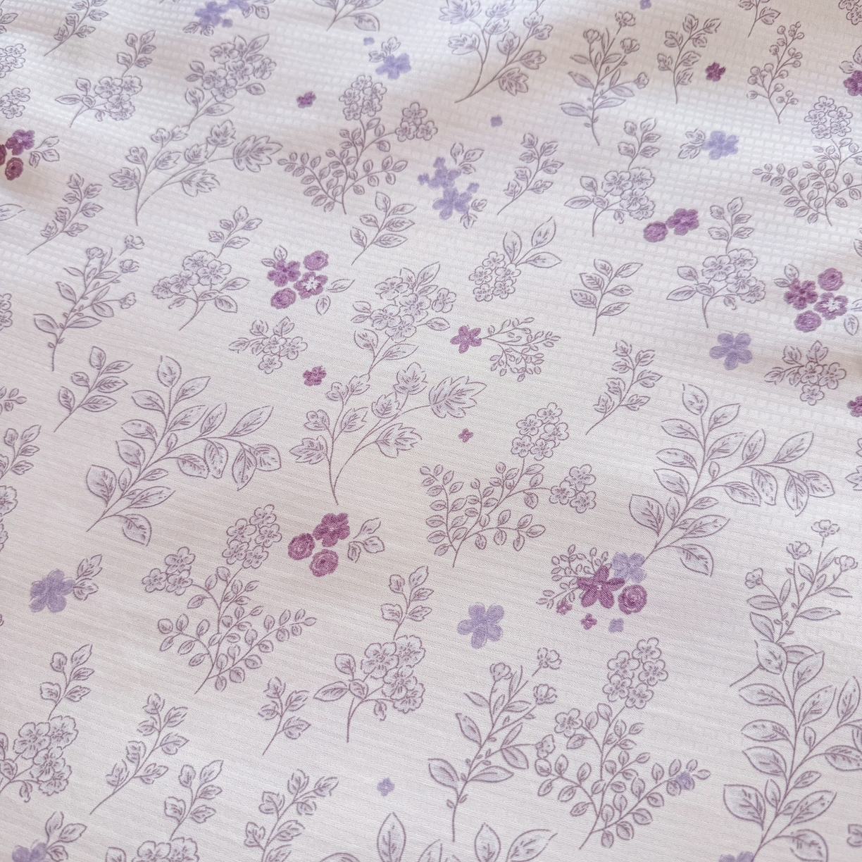 91家纺网 家纺一手货源 找家纺 赛丽雅 2026新款美人纱法式花边夏被四件套凉感冰丝提花单双人夏被系列夏凉被空调被 紫影