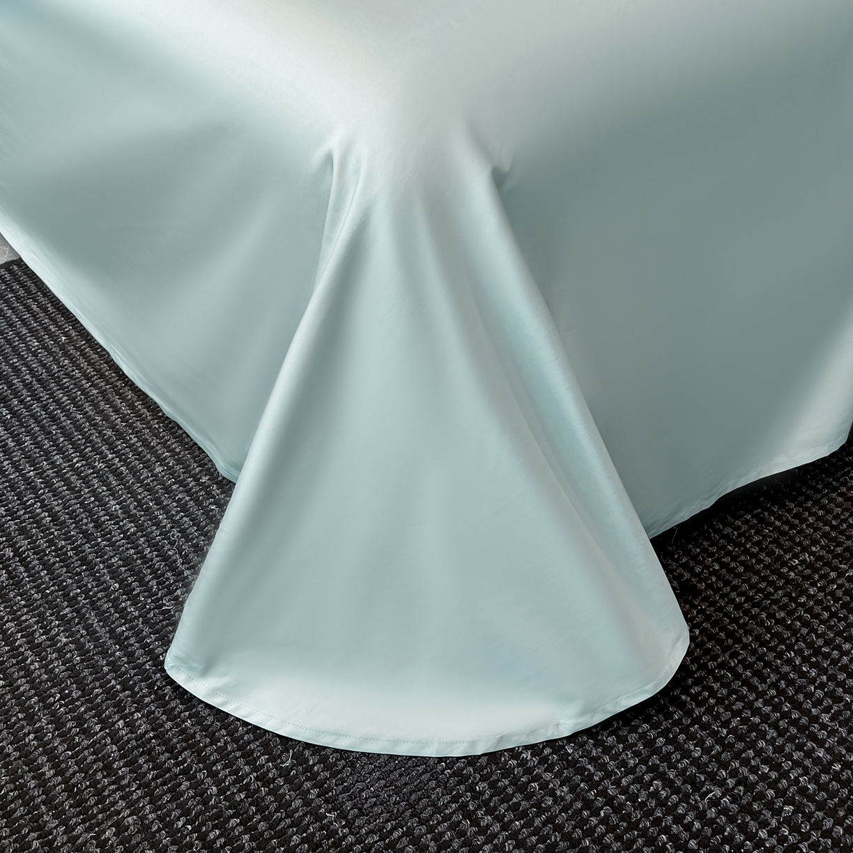 91家纺网 家纺一手货源 找家纺 置顶家纺 2026新款亲肤数码印花拼角四件套凌枫 凌枫-月影蓝