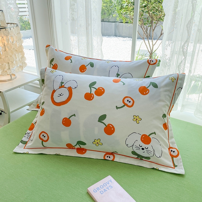 91家纺网 家纺一手货源 找家纺 （总）缘舒家纺 2025新款全棉纯棉加厚磨毛枕套单件--单枕套