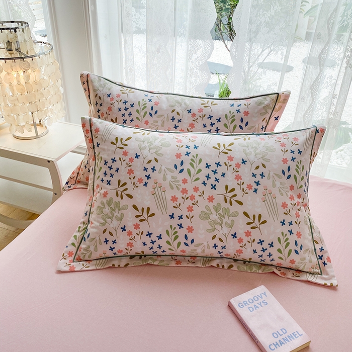 91家纺网 家纺一手货源 找家纺 （总）缘舒家纺 2025新款全棉纯棉加厚磨毛枕套单件--单枕套