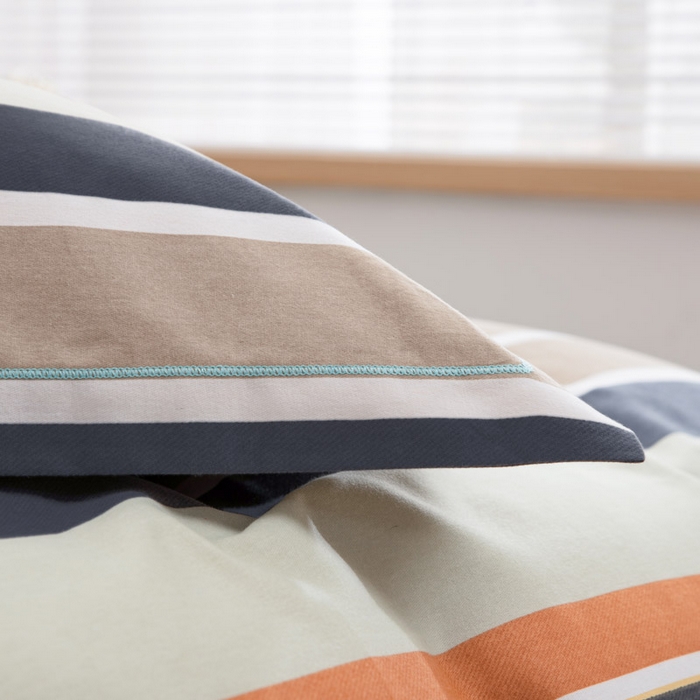 91家纺网 家纺一手货源 找家纺 缘舒家纺 2025新款全棉纯棉加厚磨毛枕套单件--单枕套 潮青春-桔