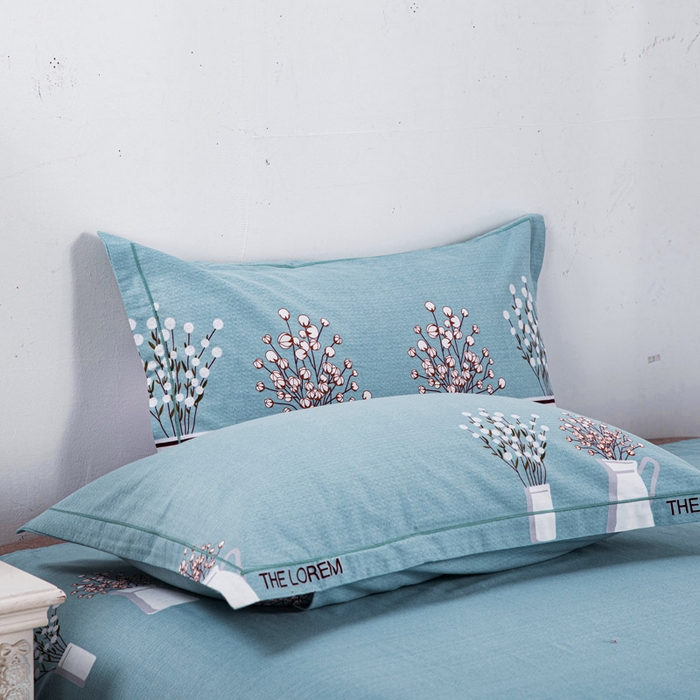 91家纺网 家纺一手货源 找家纺 （总）缘舒家纺 2025新款全棉纯棉加厚磨毛枕套单件--单枕套